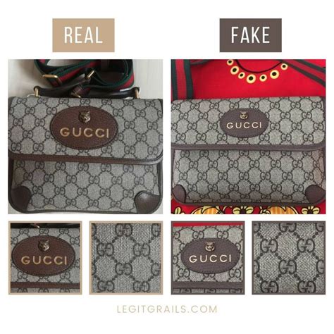 gucci backpack real vs fake|knock off gucci luggage set.